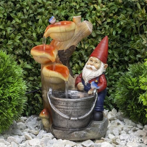 Настольный фонтан Гном Лесник