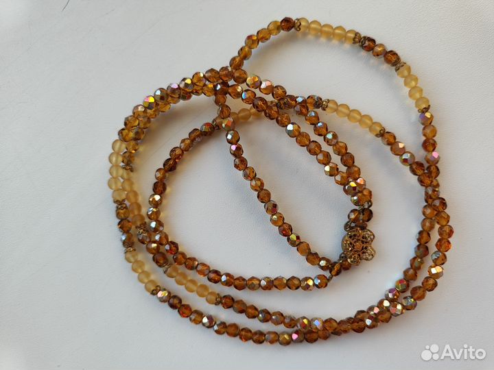 Бусы советских времён Чехословакия винтаж