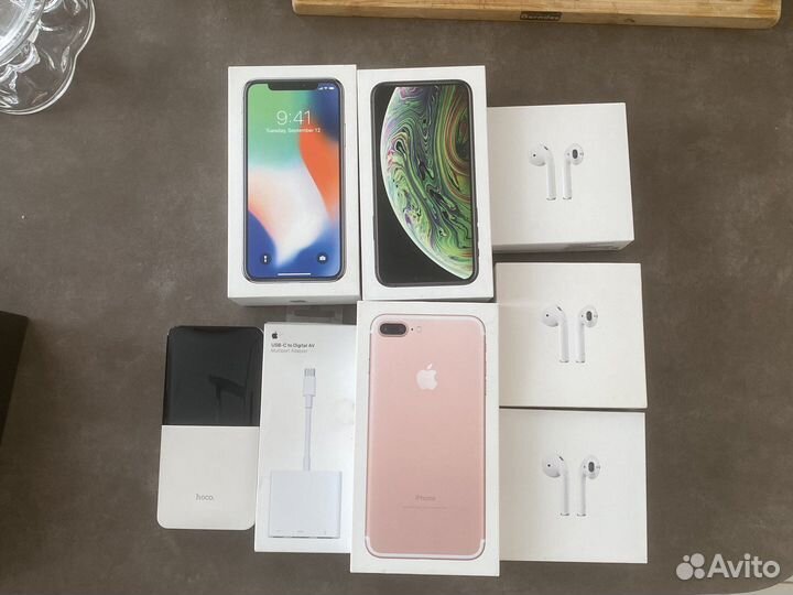 Коробки от Телефон iPhone, AirPods pro