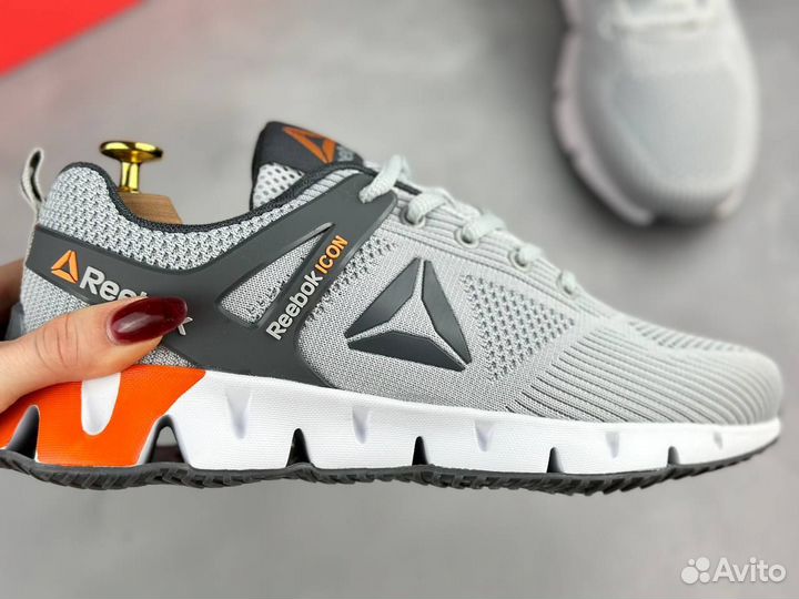 Мужские серые кроссовки Reebok Zignano летние 41