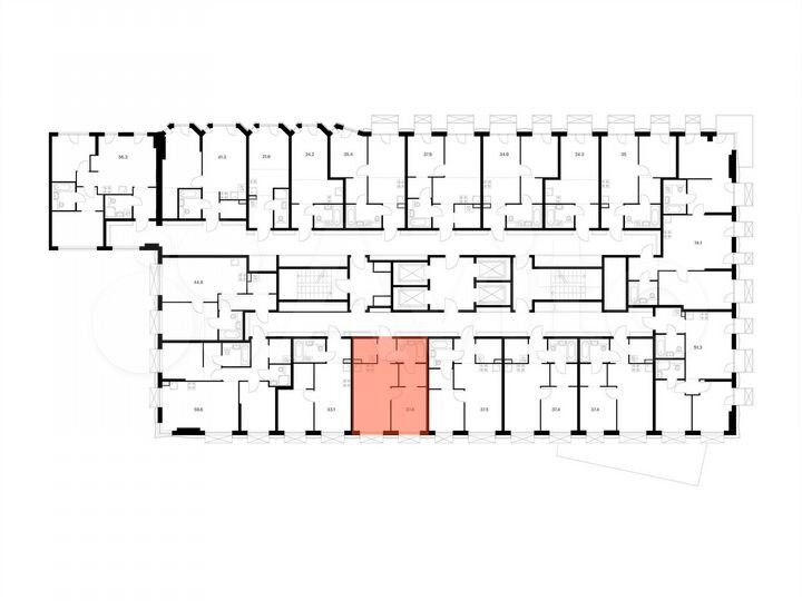 1-к. квартира, 37,4 м², 3/30 эт.