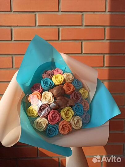 Подарок - букет из шоколадных цветов