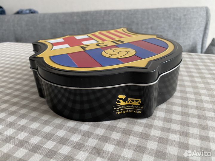 Жестяная коробка FCB (FC Barcelona, фк Барселона)