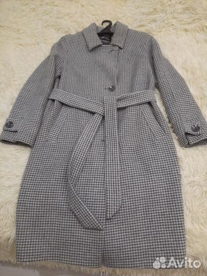Пальто женское демисезонное 42 44 серое