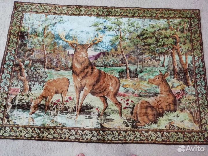 Ковер с оленями СССР