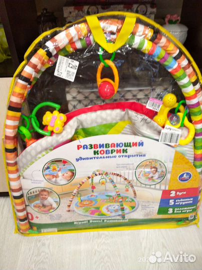 Развивающий коврик новый
