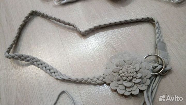 Ремень новый цветок с косой