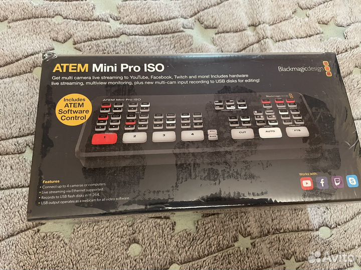 Видеомикшер Blackmagic atem Mini Pro ISO