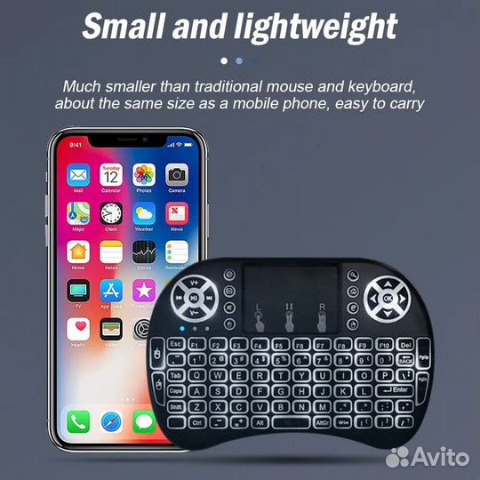 Беспроводная мини-клавиатура Flight Mouse