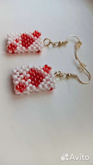 Серьги из бисера