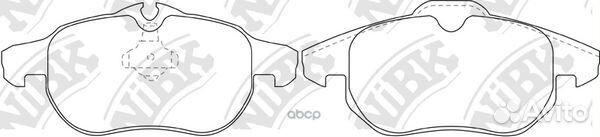 Колод. торм. диск. NiBK PN0325 PN0325 NiBK