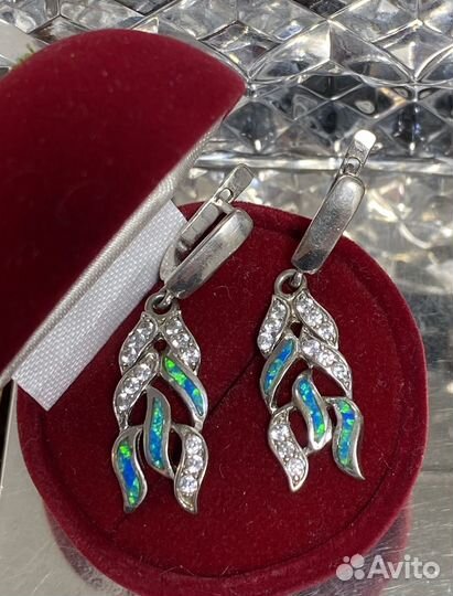 Серьги серебро 925 проба