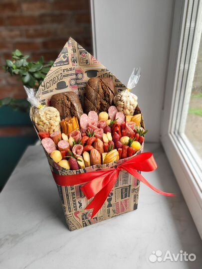 Мужские букеты съедобные