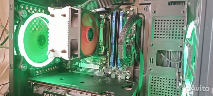 Комплект материнка, проц и оперативка