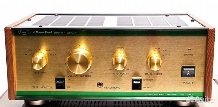 Ламповый усилитель Leben CS-300F (Япония)