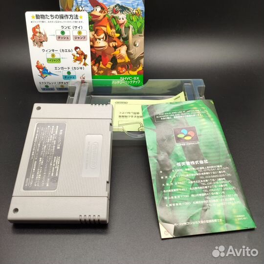 Super Donkey Kong картридж Super Famicom snes