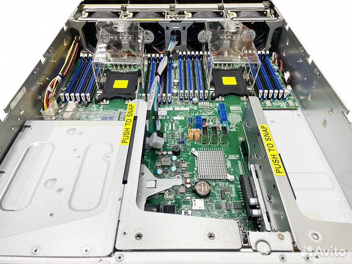 Сервер Supermicro 6029U-E1CR4 NEW 2xGold 6140 256Gb