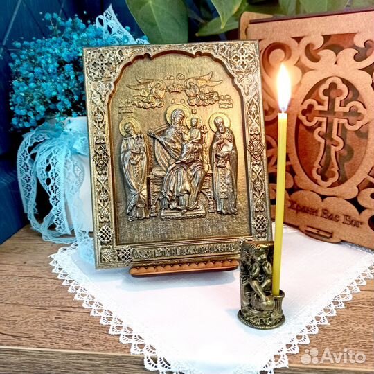 Икона Экономисса (Домостроительница) подарочный ко