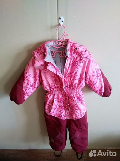Зимний комбинезон для девочки 98