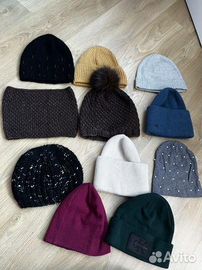 Шапка демисезонная зимняя женская