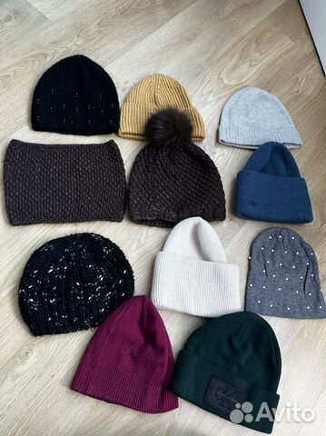 Шапка демисезонная зимняя женская