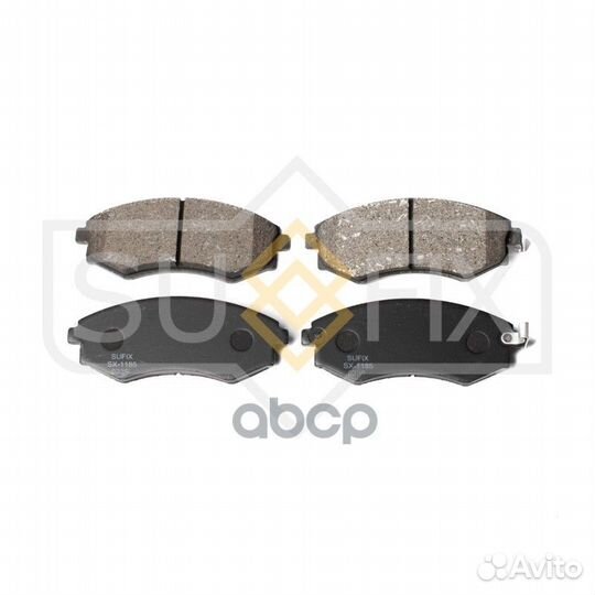 Колодки тормозные дисковые перед прав/лев B