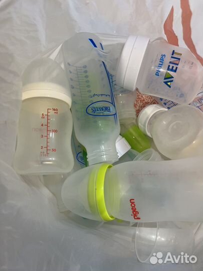 Бутылочки для кормления Pigeon,Avent, dr. Brown's