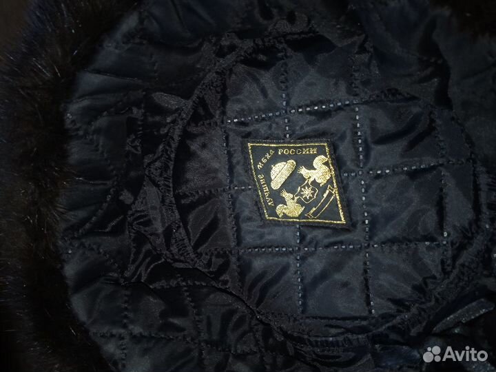 Норковая шапка мужская