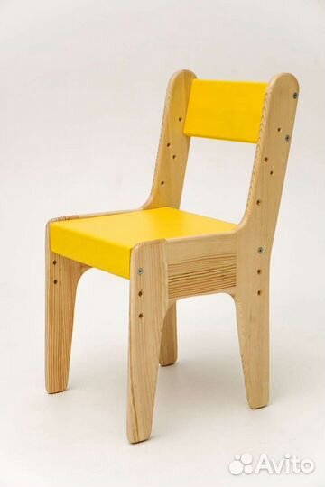 Растущий детский стул деревянный Новый