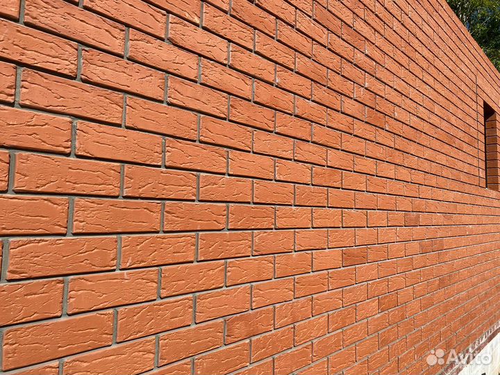 Кирпич облицовочный красный Каньон
