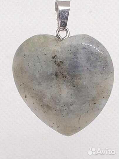 Кулон из натурального лабрадорита