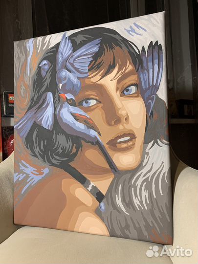 Картины по номерам раскрашенная