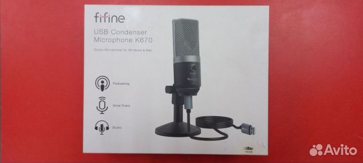 Микрофон USB Fifine K670