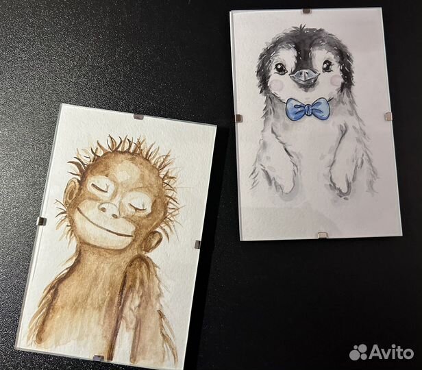 Рисунок акварелью