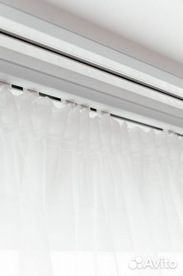 Электрокарниз и карниз (шторы и тюль)