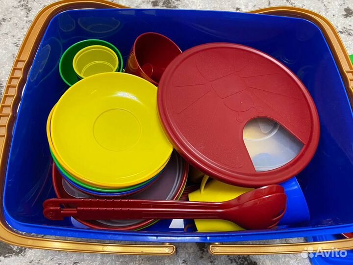Новый дорожный набор посуда