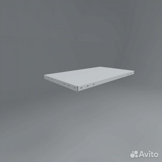 Складская полка 400х700мм, белый