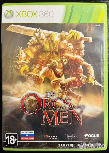 Of Orcs and Men Xbox 360