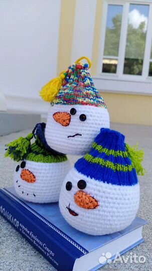 Снеговик игрушка упаковка для подарка