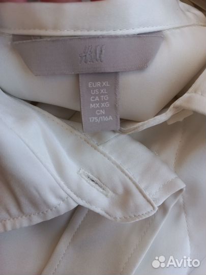 Атласная блуза H&M