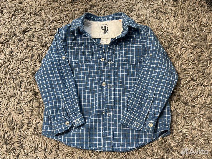 Рубашка zara для мальчика 98