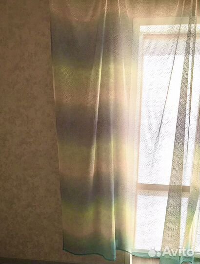 Тюль сетка разноцветная