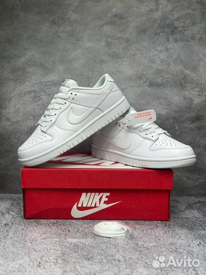 Кроссовки Nike Sb Dunk белые арт:242
