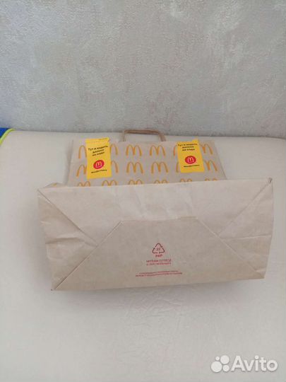 Пакет от McDonald's original