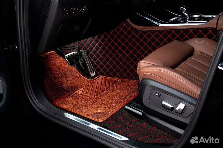3D Коврики Range Rover Салон Багажник из Экокожи