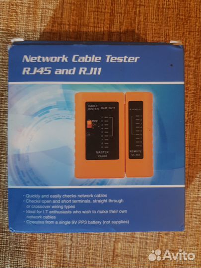 Тестер сетевого кабеля