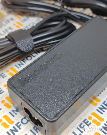 Блок питания для ноутбуков Lenovo 20V/3,25A (прямо