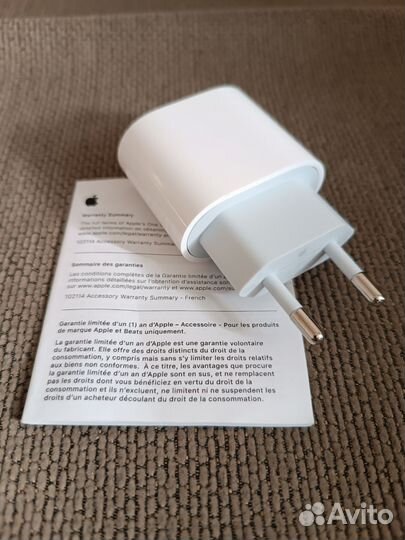 Новая Зарядка Apple 20W/USB-C