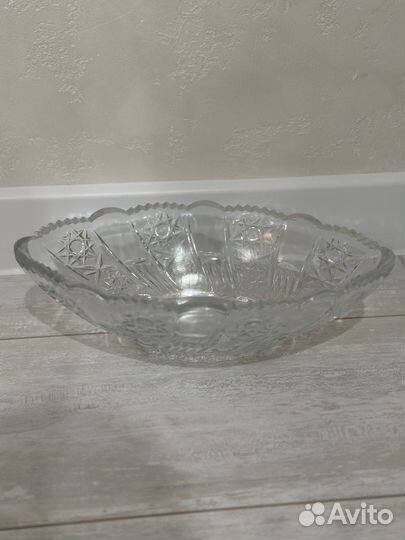 Салатник хрусталь СССР