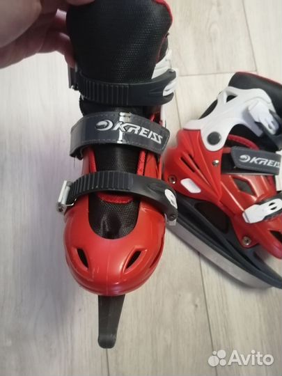 Коньки детские раздвижные 31-34